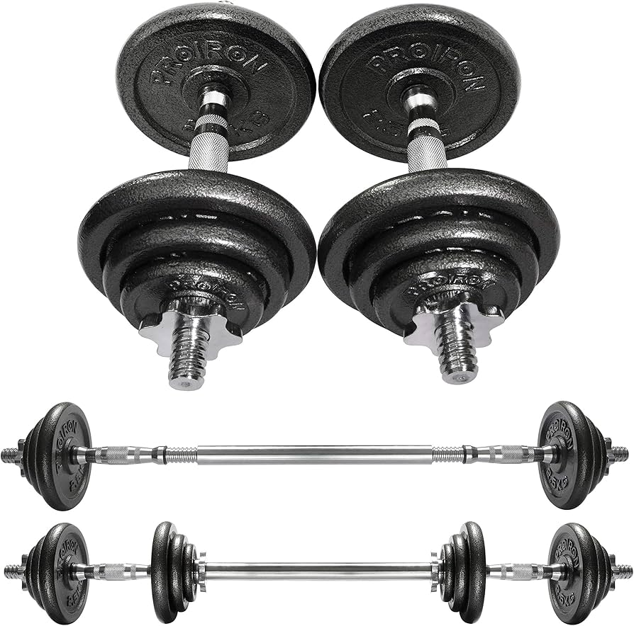 PROIRON Set Mancuernas 20kg Pro